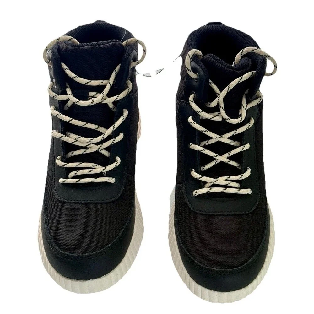 Women’s Shyla Black Platform Water Resistant Gorpcore Hiking‎ Boots 6 NEW